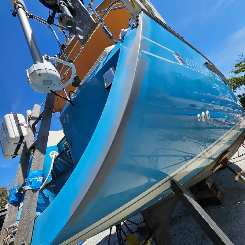 Blue Sailboat Paint — in progress