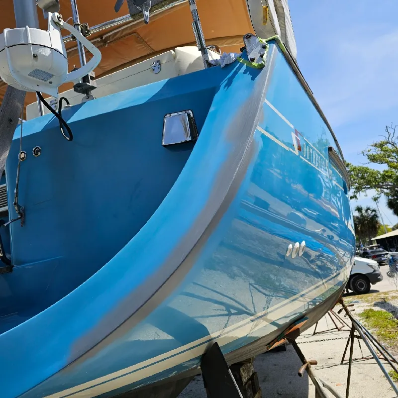 Blue Sailboat Paint — in progress