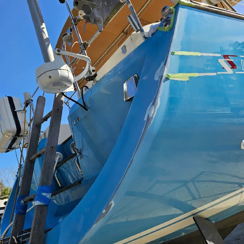 Blue Sailboat Paint — in progress