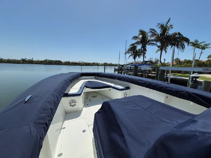 Covers - 42 Yellowfin — canvas & upholstery work by the Boat Guys