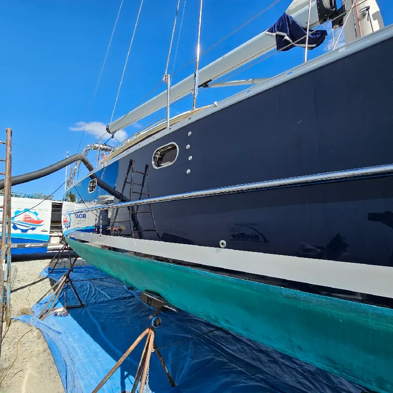 Sailboat at Marina — after