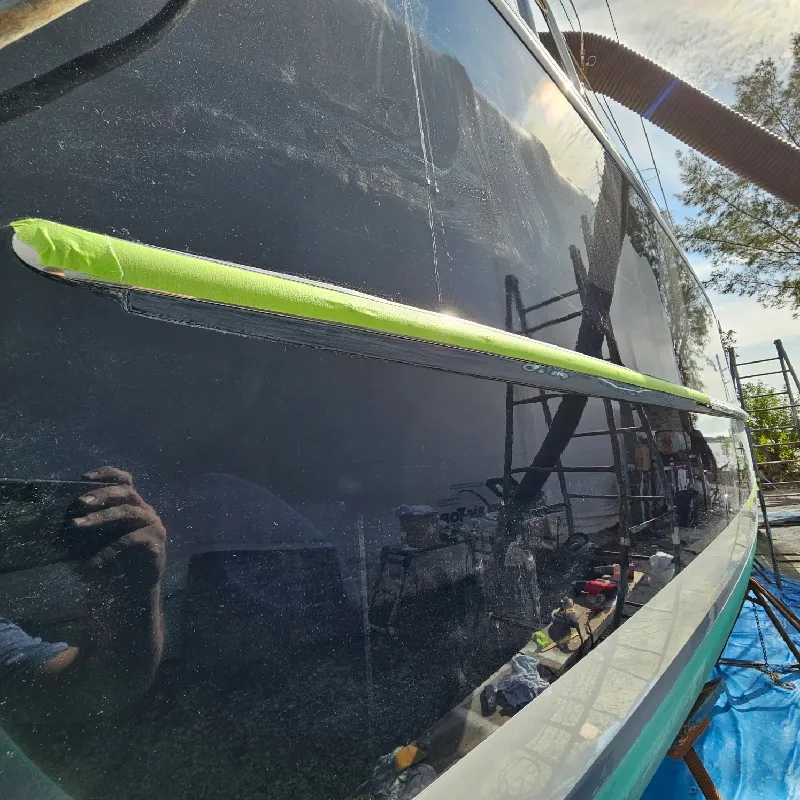 Sailboat at Marina — before