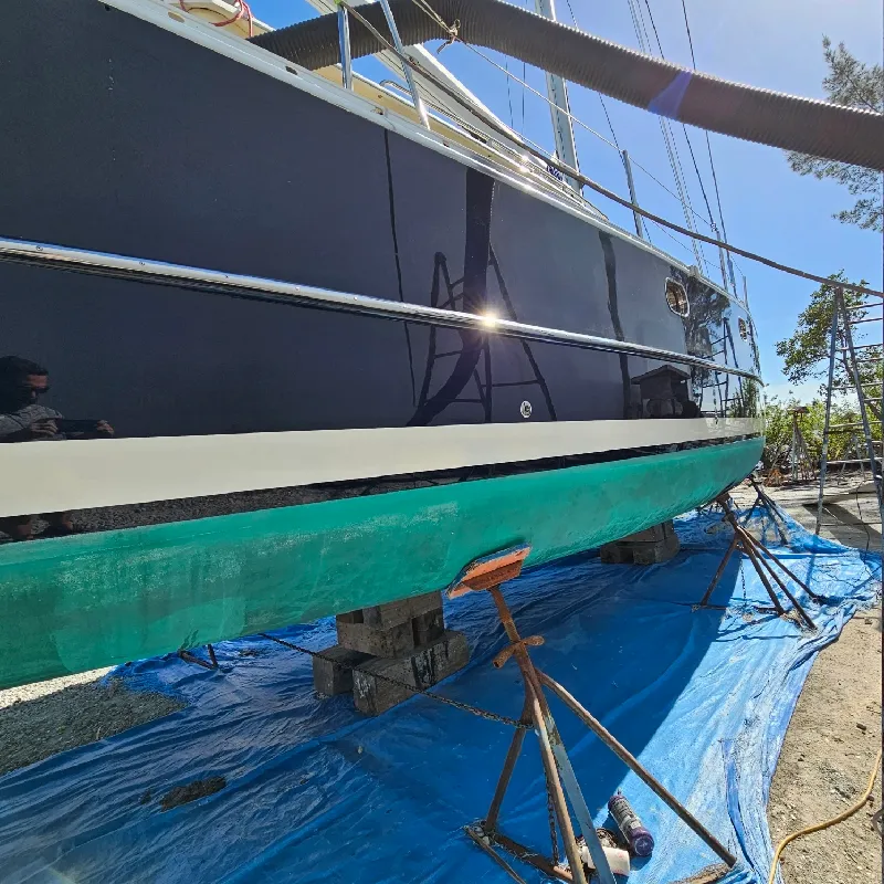 Sailboat at Marina — after