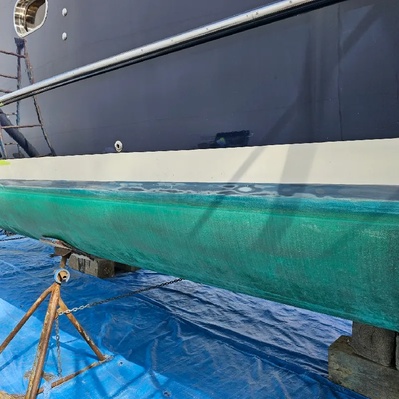 Sailboat at Marina — in progress