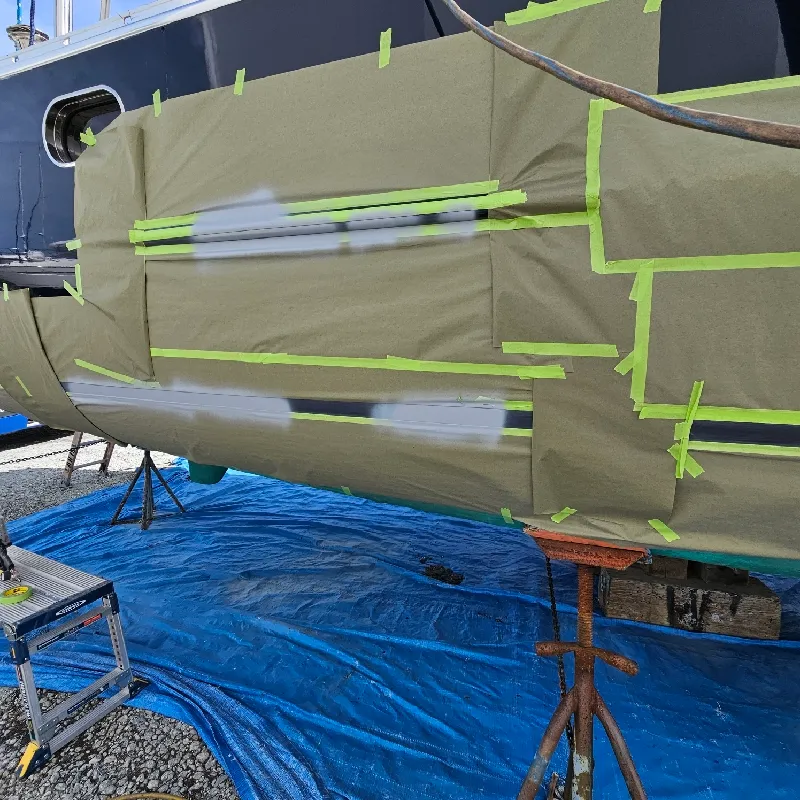 Sailboat at Marina — in progress