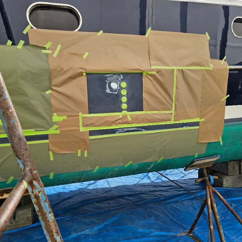 Sailboat at Marina — in progress