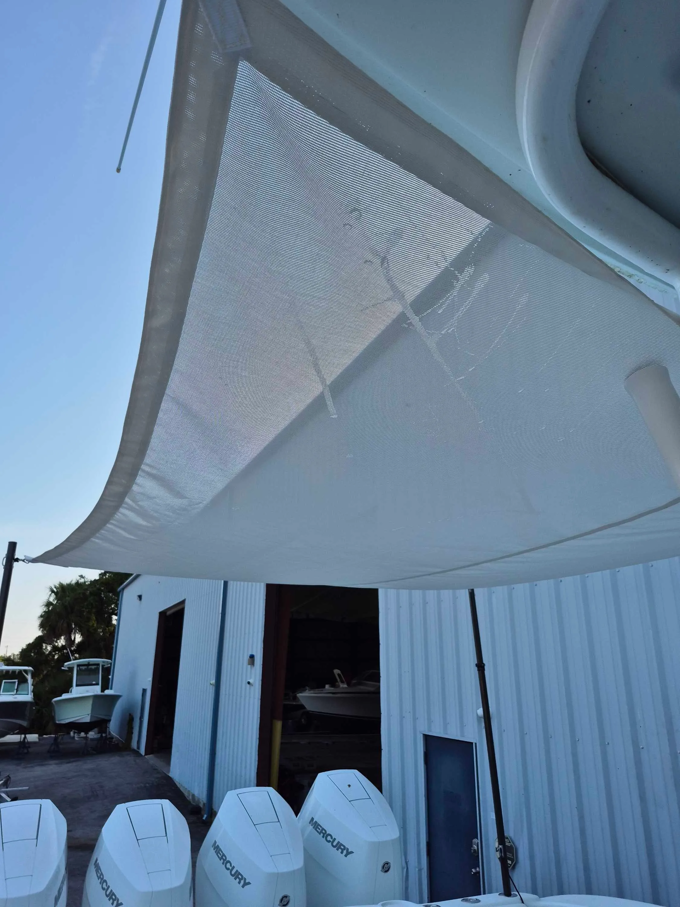 Shades - 42 Yellowfin — canvas & upholstery work by the Boat Guys